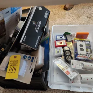 2 Totes of Lights & Misc.
