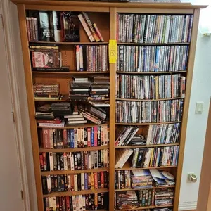 Cabinet & Contents - DVDs & VHS
