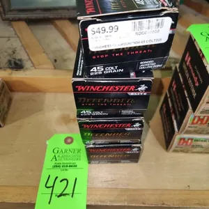 Winchester Defender 45 Colt 225 Grain - 4 ct.