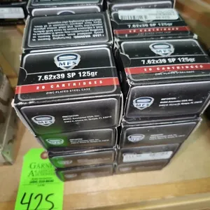 MFS 7.62x39 SP 125 GR - 24 ct.
