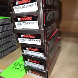 Barnes 30 Blk 120 GR - 6 ct.
