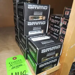 Ammo Inc. 45 Auto Hollow Point - 11 ct.