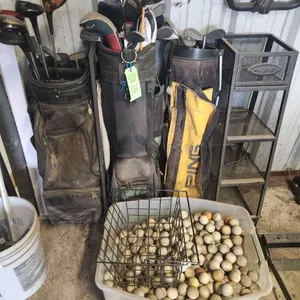 Golf Clubs, Golf Balls, & Golf Racks