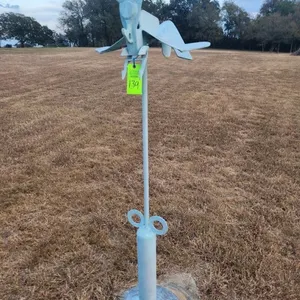 Blue Metal Yard Art