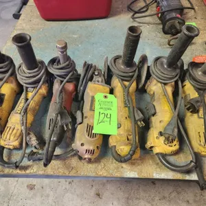 Seven Angle Grinders