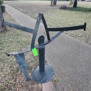 Metal Yard Art - By Sidewalk