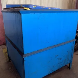Big Blue Metal Container "Used Oil"
