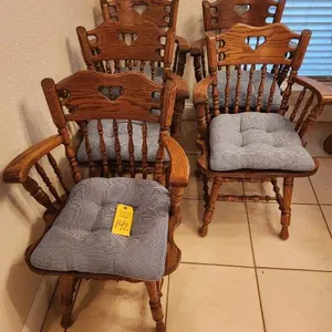 5 Oak Chairs