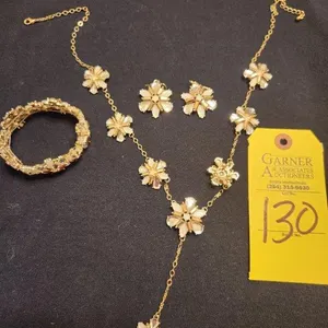 Costume Jewelry - Necklace, Earrings, & Bracelet