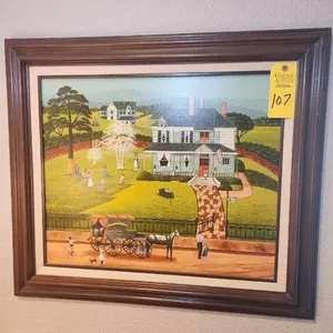 Folk Art by R. Smith on Canvas