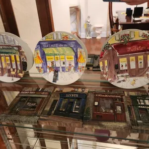 Revel France Store Fronts & Restaurant Decorative Plates