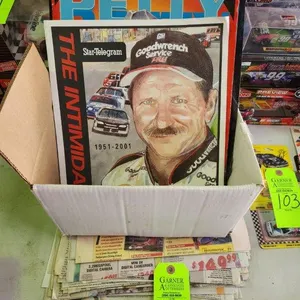 Nascar Memorabilia & Newspapers