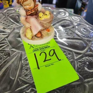 Hummel Chicken Girl Figurine