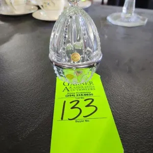 Bleikristall Lead Crystal Egg Trinket Dish - Made in Germany