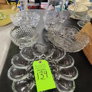 Crystal - 5 piece lot