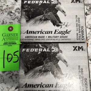 2 American Eagle 50 BMG FMJ