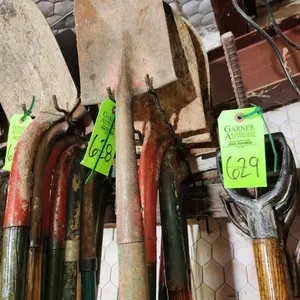 Row of Hand Tools - Shovels