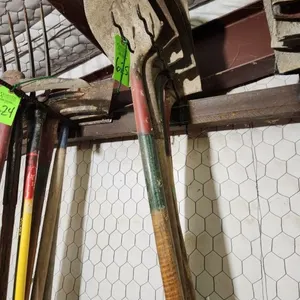 Row of Hand Tools - Shovels