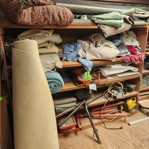 Contents of Shelf - Shop Lights & Misc. Covers