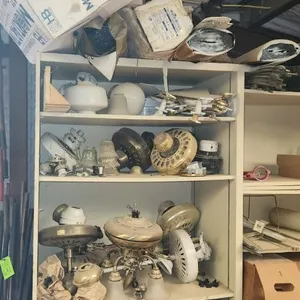 Contents of Shelf - Top & Top 4 Shelves - Fans