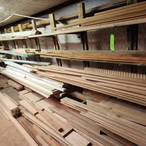 Contents of Wood on Sidewall Upstairs - Trim Wood, Pillars, Lumber