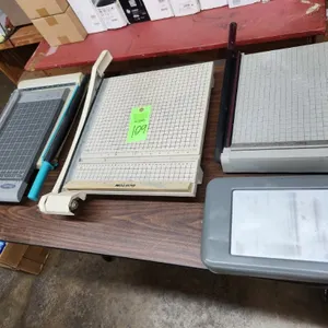 4 Paper Cutters & Portable Invoice Receipt Machine