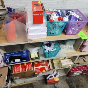 Office Supplies - Contents 4 Shelves
