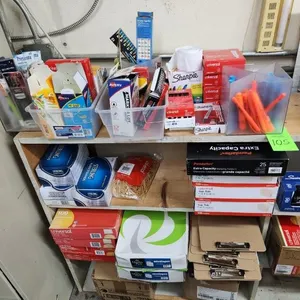 Office Supplies - Contents 4 Shelves