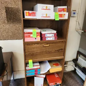 Cabinet w/ Fold Out Desk Cabinet