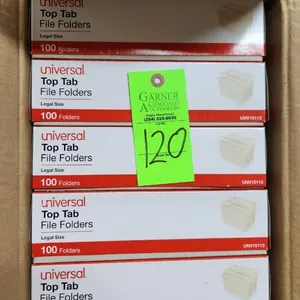 Top Tab File Folders (5 Boxes)