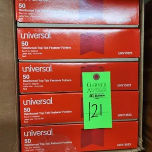 Reinforced Top Tab Fastner Folders (5 Boxes)