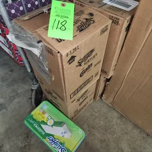 4 Cases of Swiffer WetJet Solution & a Box of Swiffer Sweeper Wet