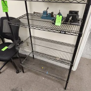 Black Wire Shelving Unit