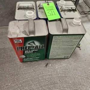 3 Cans Acetone & 2 Cans Wax & Grease Remover