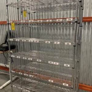 Metal Shelving w/ 9 Shelves U-Line