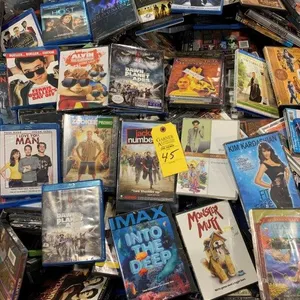 Gaylord Full of New & Very Good DVD's & Blue Ray Discs