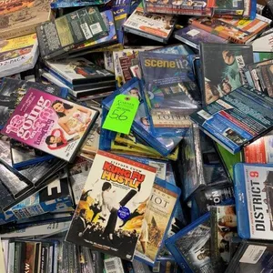 Gaylord Full of New & Very Good DVD's & Blue Ray Discs