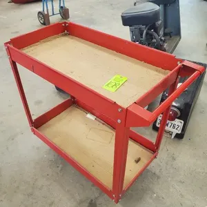 Red Rolling Cart