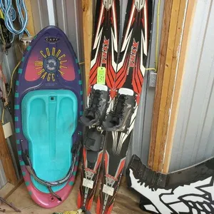 Skis & Knee Board