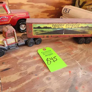 Tonka Desert Express Truck & Trailer - Vintage