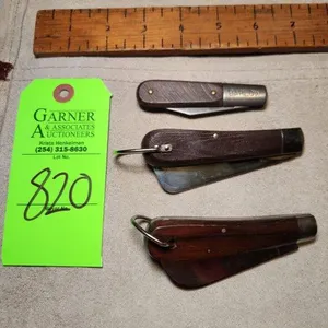 Barlow Pocket Knife & 2 Misc. Knives