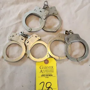 3 Handcuffs - 2 S&W and 1 American Munitions