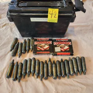 CO2 Cartridges in Ammo Box