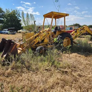 Ford Backhoe  4 Cyl. Diesel Engine, 555 Loader - Was Running When Parked