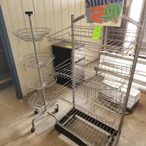 2 Metal Snack Racks