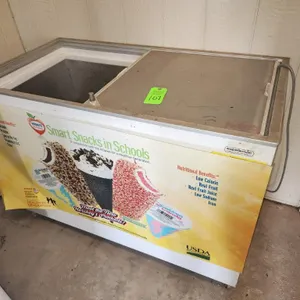 Excellence Commercial Glass Top Display Chest Freezer