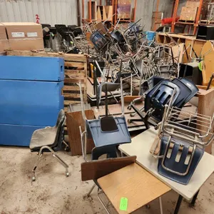 Large lot of Desks, File Cabinets, Tables, Misc.