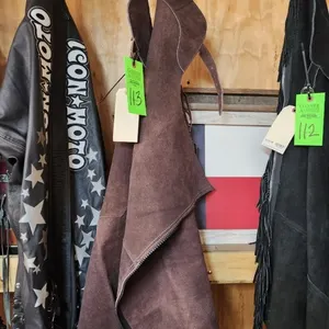 Brown Leather Chaps XS