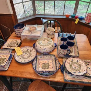 Temp-Tations Presentable Ovenware Old World Blue - Large Set