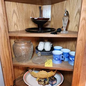 Contents of Corner Cabinet